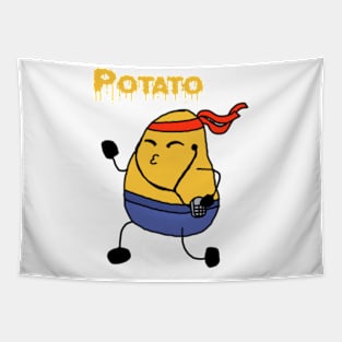 potatoes and fried potatoes. Tapestry