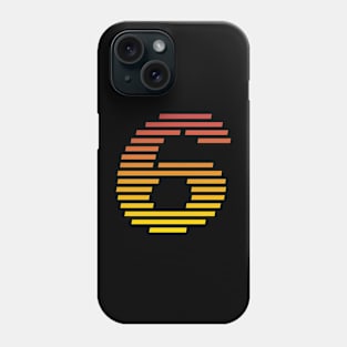 6 - Number Six - Retro Phone Case