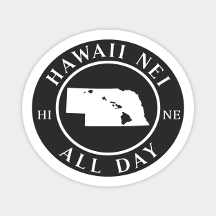 Roots Hawaii and Nebraska by Hawaii Nei All Day Magnet