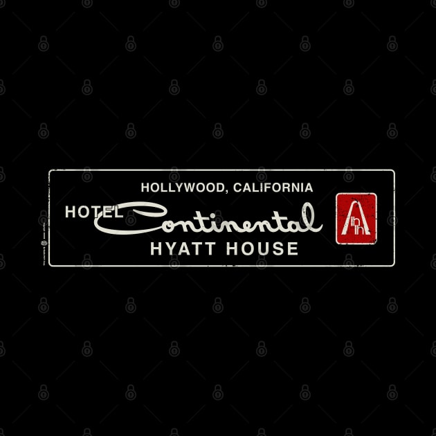 Vintage Continental Hyatt House Hotel West Hollywood by StudioPM71