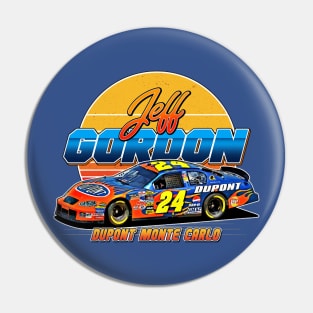 Jeff Gordon Flames 24 Legend Retro Pin