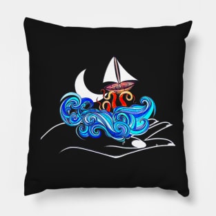 Come Sail Away Pillow