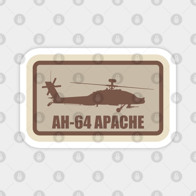 AH-64 Apache Desert Patch Magnet by TCP