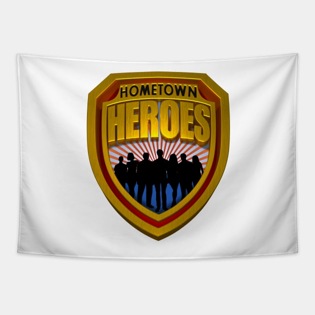 Hometown Heroes Tapestry by Qspark