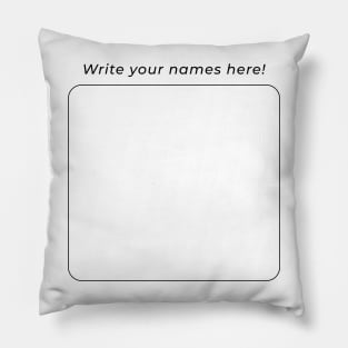 Name Pillow