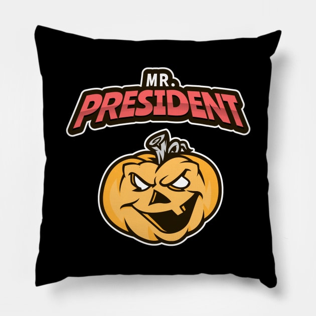 Halloween pumpkin for President Pillow by Boga