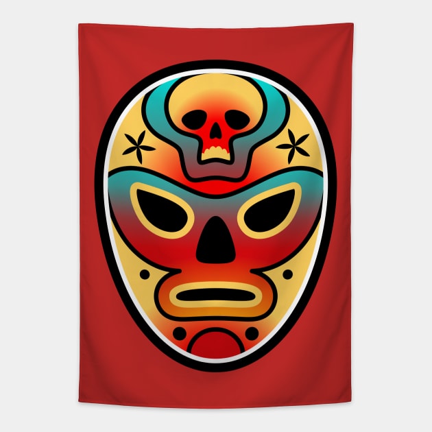 Luchador - clean design Tapestry by verde