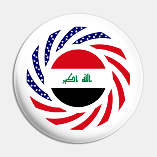 Iraqi American Multinational Patriot Flag Pin