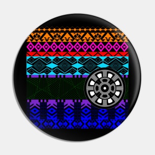 magical pattern of totonac culture in mexican ecopop layer design Pin