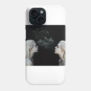 White Twin Phone Case