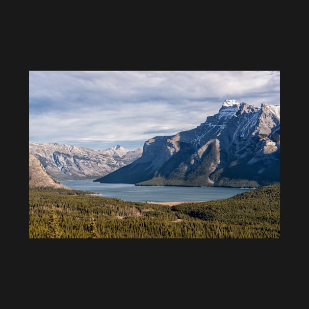 Looking Out at Lake Minnewanka by krepsher