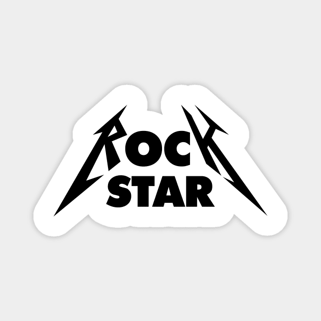 Metallica 'Rock Star' Design Magnet by LTFRstudio
