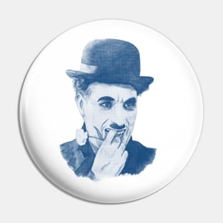 Chaplin blue Pin