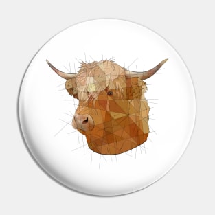 Highland Cow Pin