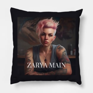 Zarya Overwatch Main T-Shirt Pillow