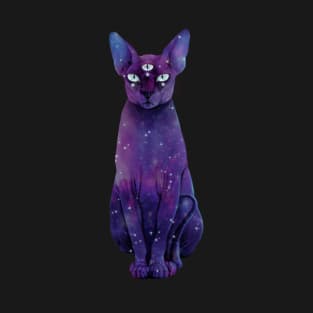 Galaxy Sphinx T-Shirt