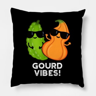 Gourd Vibes Funny Veggie Pun Pillow