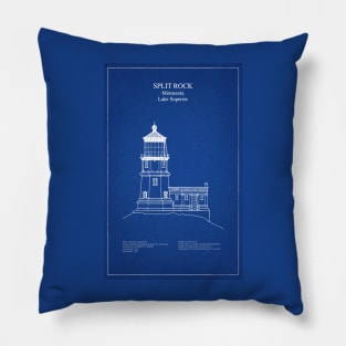 Split Rock Lighthouse - Minnesota - AD Pillow