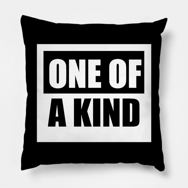 One Of A Kind Pillow by Bintook