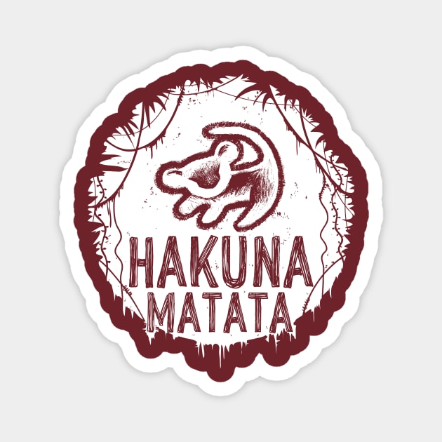 Hakuna Matata Magnet by Riverart