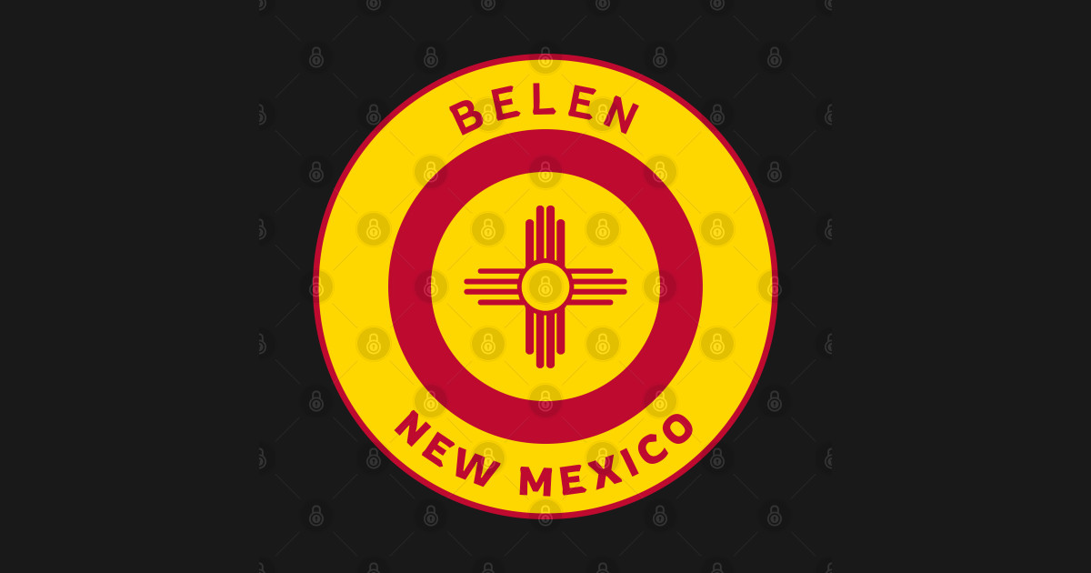 Belen New Mexico Zia Flag Bullseye Belen New Mexico Tank Top