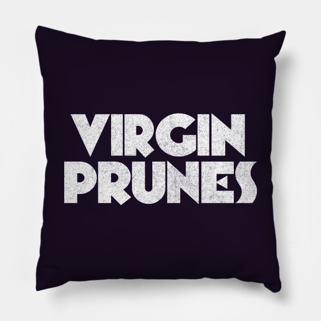 Virgin Prunes / Irish Post Punk Goth Fan Design Pillow by feck!