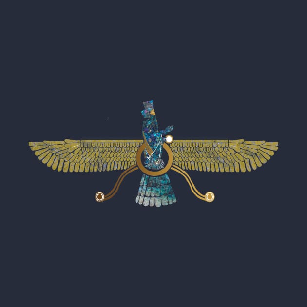 Zoroaster, Zoroastrian Religion Symbol by oknoki