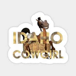 Idaho Cowgirl Magnet