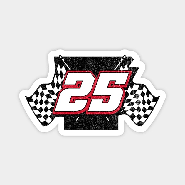 Arkansas Racer (front & back design) Magnet by rt-shirts