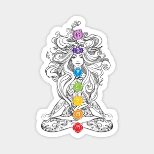 Chakra Goddess - So Aligned Magnet