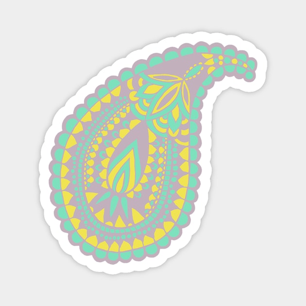 Paisley Magnet by MitaDreamDesign