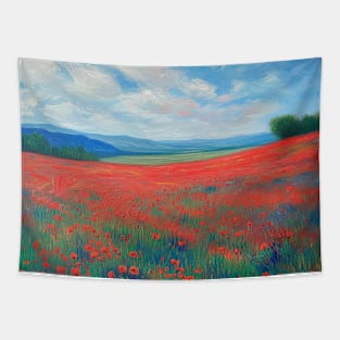 Poppy Field Tapestry