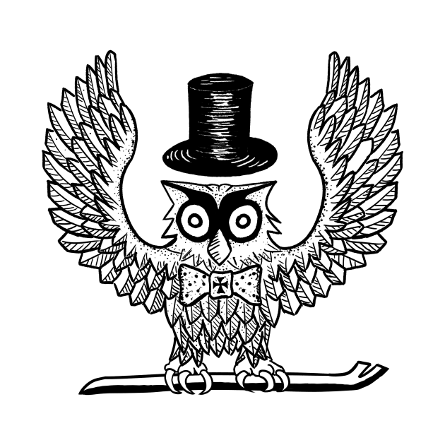Owl - Russian Tattoo Design by BobbyShaftoe