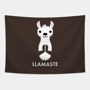 LLAMASTE: Funny Namaste Lama Alpaca Shirts & Gifts for Yoga Lovers Tapestry