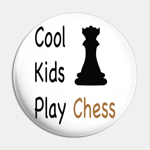 Cool Kids Play Chess Pin by Sindibad_Shop