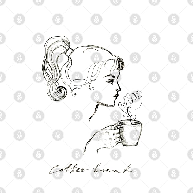 Coffee Lover. by FanitsaArt