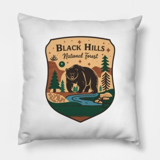 Black Hills National Forest Bear Pillow