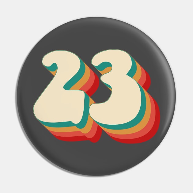 Number 23 Pin by n23tees