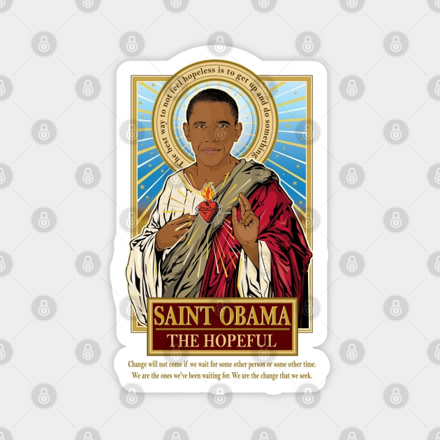 Saint Obama Magnet by Pop Art Saints