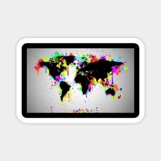 World Map Magnet