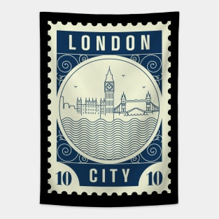 London Stamp Design Tapestry