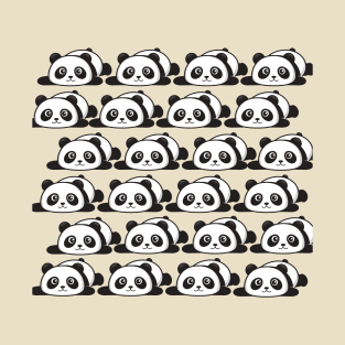 cute lazy panda T-Shirt