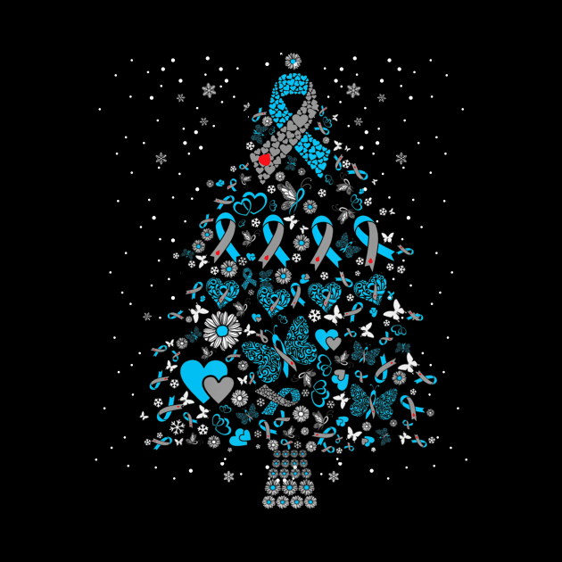 Diabetes Tree Ribbon Christmas by thuylinh8