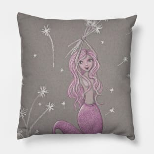 Dandelion Mermaid Pillow