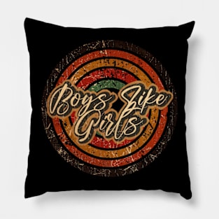 Boys Like Girls vintage design on top Pillow