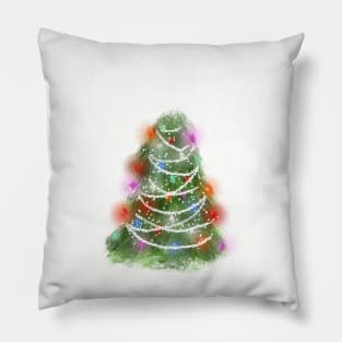 An Old Fashioned Christmas Tree Pillow