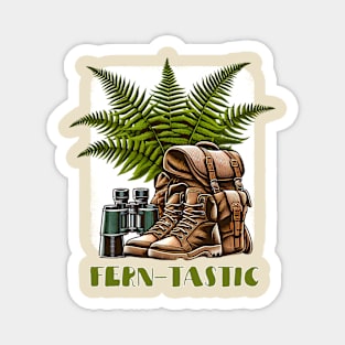 Fern-tastic Adventure Nature T-Shirt Magnet