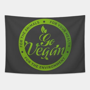 Go Vegan Vegetarian Veganism Tapestry