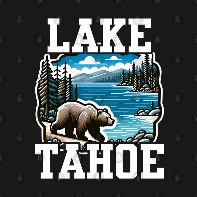 Lake Tahoe Nevada Outdoors by DetourShirts