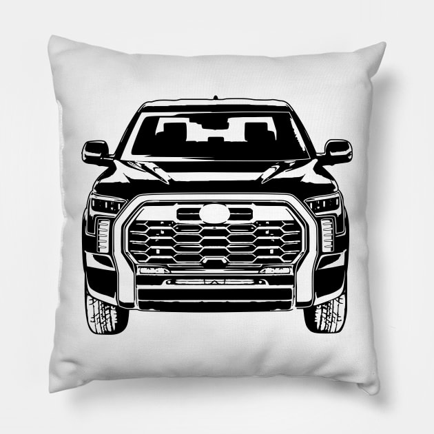 2022 Tundra Sketch Art Pillow by DemangDesign